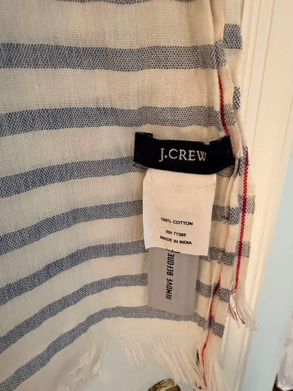 J. Crew Cotton Scarf - Picture 3 of 3